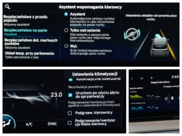 Hyundai Santa Fe IV SUV HEV 1.6 T-GDI HEV 230KM 2021 Hyundai Santa Fe 230ps 4WD Full Wentyle Panorama 360 Hak HUD Krell ACC Blis, zdjęcie 18