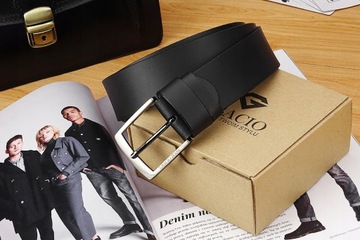 LONG Мужской кожаный ремень Gracio для брюк