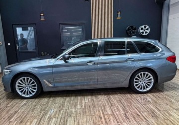 BMW Seria 5 F10-F11 Touring Facelifting 520d 190KM 2017 BMW Seria 5 2.0D 190KM navi gwarancja LED AUTOMAT bezwypadkowy, zdjęcie 2