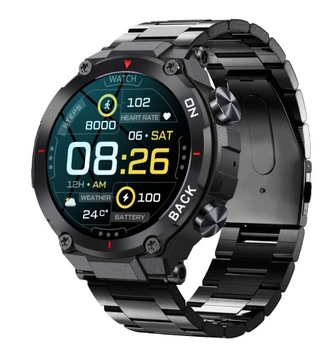 ZEGAREK SMARTWATCH GRAVITY TRENING TETNO PULS KCAL KROKI SMS INNE