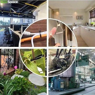 ЗАЖИМНЫЕ СВЯЗИ 300 мм x 4,8 мм ЧЕРНЫЕ КАБЕЛЬНЫЕ СВЯЗИ ПРОЧНЫЕ ПРОЧНЫЕ 4,8 x 300 мм