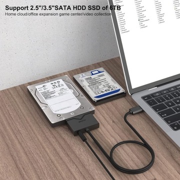 Кабель BEFEI SATA-USB 3.0, адаптер жесткого диска HDD SSD