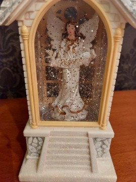 Фонарь фонарь Рождественская церковь Светодиодный фонарь с музыкальной шкатулкой