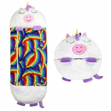 ŚPIWÓR DZIECIĘCY PODUSZKA 2w1 UNICORN 70x180cm