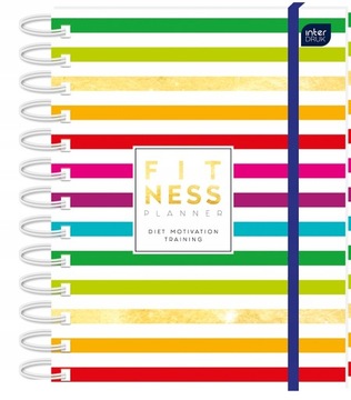 INTERDRUK Fit planner planer treningowy 15,9x21 cm