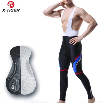 Брюки Леггинсы Велосипедные леггинсы Теплые гелевые подушечки для езды на велосипеде 6XL