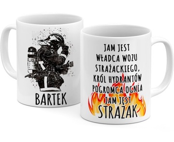 KUBEK Z IMIENIEM STRAŻAKA