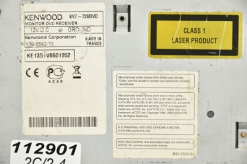 РАДИО DVD KENWOOD KVT-729DVD