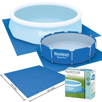 Wykładzina Basenowa 396x396 cm Bestway 58002
