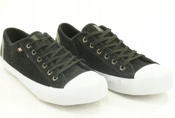 BEN SHERMAN tenisówki trampki czarne niskie sneakersy casual r. 42