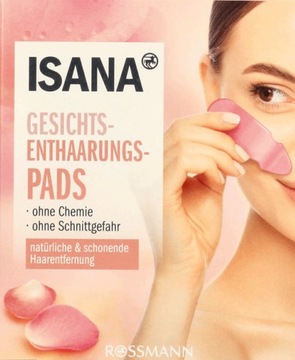 Isana Pad do depilacji twarzy 6szt.
