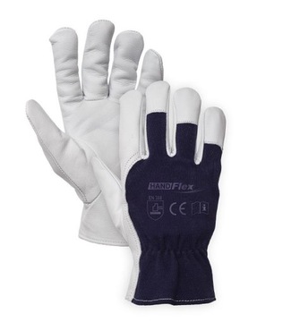 RĘKAWICE ROBOCZE Rękawiczki skórzane kozia skóra Hand Flex PREMIUM 1016 r.8