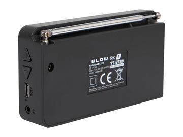 Bluetooth dab+ fm aux usb-c портативное кухонное радио радио