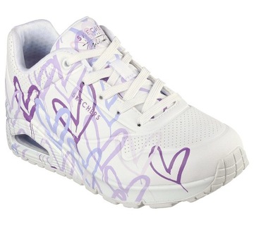 Buty damskie Skechers Uno Spread AIR Love WYGODNE SNEAKERSY 155507-WLPR