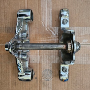 Harley-Davidson Softail Deuce FXSTD, вилка, подвеска, хром.