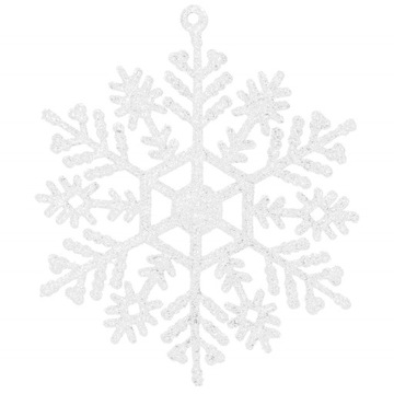 НЕРУБИМЫЕ ШАРЫ-СНЕЖИНКИ ДЛЯ ЕЛКИ НАБОР 12 шт.