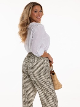 Сенсационные, стильные, СВОБОДНЫЕ ЖЕНСКИЕ БРЮКИ, красивый узор, большие размеры.