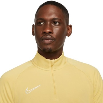 L Bluza męska Nike NK Df Academy21 Drill Top żółta