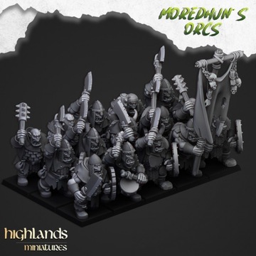 Орки-воины с HW x20 — Highlands Miniatures
