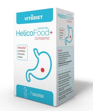 HelicoFood + żurawina 7 saszetek VitaDiet