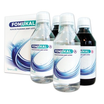 Zestaw płynów do płukania ust Vipharm Fomukal 4x225 ml