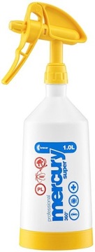 PROFESJONALNY OPRYSKIWACZ MERCURY SUPER PRO + 360 1L KWAZAR ŻÓŁTY