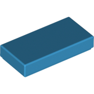 lego płytka gładka 1x2 c.azur 3069 6151659 1szt