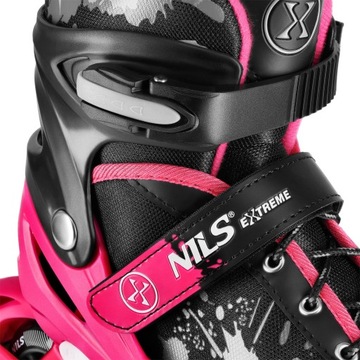 РЕГУЛИРУЕМЫЕ РОЛИКИ ROXY PINK NILS EXTREME NA18137A S (31-34)