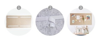 Стеновые панели 3D декоративные ламели фетр 60х120см ЧЕРНЫЙ 08 + ШТИФТЫ