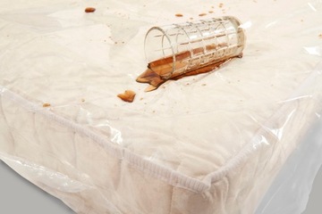 Защитный чехол ФОЛЬГА для матраса 129,5х248,9см.