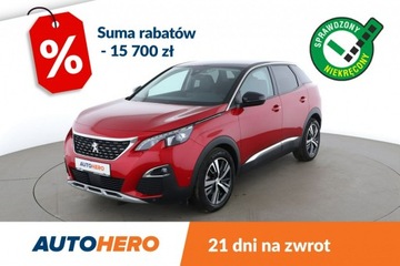 Peugeot 3008 II Crossover 1.2 PureTech 130KM 2018 Peugeot 3008 GRATIS! Hak+ Pakiet serwisowy o