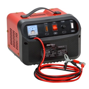 PROSTOWNIK AKUMULATOROWY ŁADOWARKA 12V/24V 20A 60-200Ah K&D PROFESIONAL