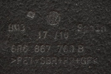 POLIČKA KUFRU 6R6867769B VW POLO 5 V 6R 3D 09-15