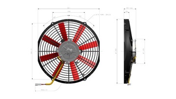 Wentylator osiowy 305mm 24V, tłoczący - 90050479 - VA10-BP50/C-61S