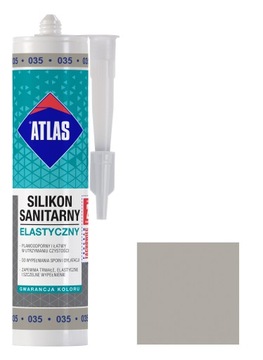 ATLAS SILIKON SANITARNY UNIWERSALNY 035 SZARY