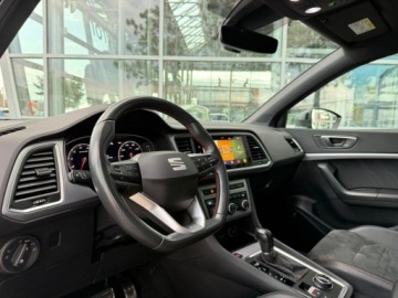 Seat Ateca SUV Facelifting 2.0 TSI 190KM 2021 Seat Ateca 2.0 190KM 4DRIVE FR DSGElek. Klapa NiskiPrzebieg Kamera ASO FV23, zdjęcie 9