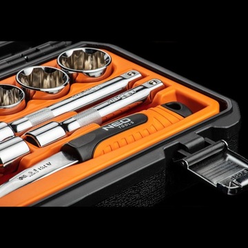 Ключи торцевые 1/2, набор 23 шт.