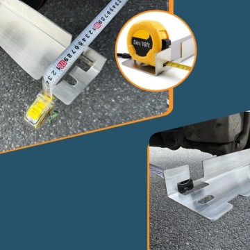 2 x Вставки для выравнивания из нержавеющей стали