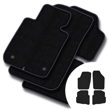 Prémiové velurové koberce pro Volkswagen Polo IV 2002-2009, oválné stopky