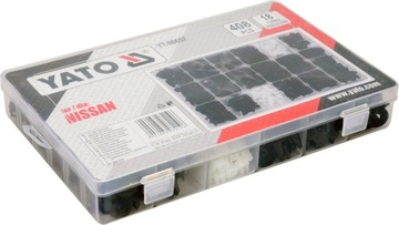 НАБОР АВТОМОБИЛЬНЫХ ЗАЖИМОВ NISSAN 408 ШТ.