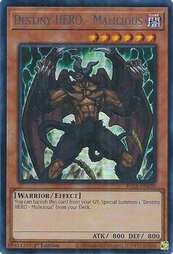 Yu-Gi-Oh! TCG: Destiny HERO - Malicious (V.2) (BLC1)