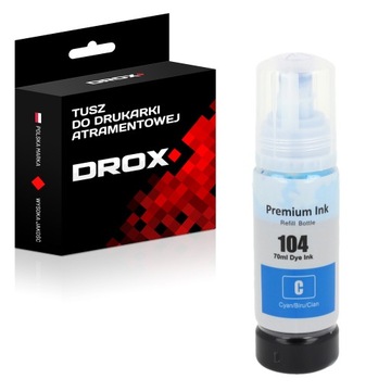 Niebieski tusz do drukarek Epson Ecotank 104 C ET-2710 ET-2715 ET-2720 470
