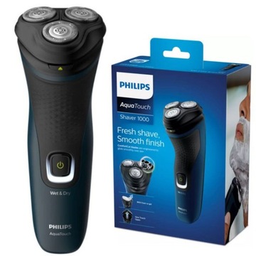 ЭЛЕКТРОБРИТВА PHILIPS SERIES 1000 AQUA TOUCH БРИТВА НОВАЯ