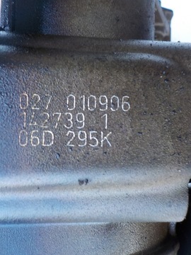 GOLF V A3 8P 2.0 TFSI 200KM BWA МАСЛЯНЫЙ НАСОС 06B103535F