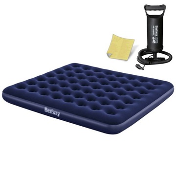 Materac dmuchany z pompką 203 x 183 x 22cm Bestway