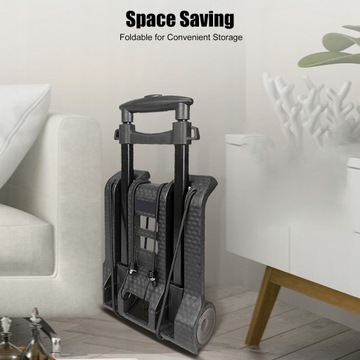 СКЛАДНАЯ ТРАНСПОРТНАЯ ТЕЛЕЖКА 35 КГ 29 x 25 см