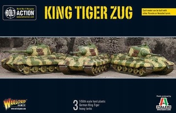 Warlord 1:56 Bolt ACTION KING TIGER ZUG 402012019