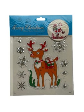 БОЛЬШАЯ НАКЛЕЙКА С РОЖДЕСТВЕНСКИМИ УКРАШЕНИЯМИ