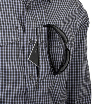 Koszula w kratę Helikon Covert Concealed Carry Phantom Grey Checkered S