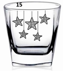 Szklanka do whisky z grawerem na Boże Narodzenie wzory świąteczne